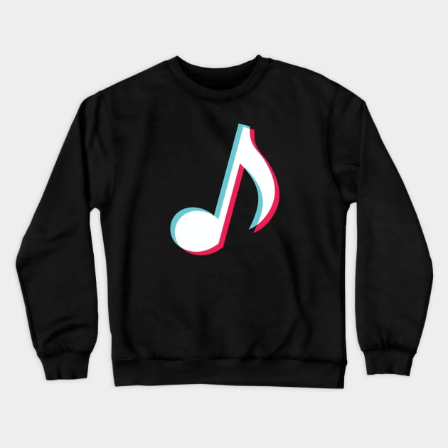 TikTok Note Crewneck Sweatshirt by inotyler